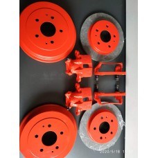 Тормозные диски Terios 43512-87402 42431-87401, тормозные суппорта Daihatsu 47730-87401 47750-87401